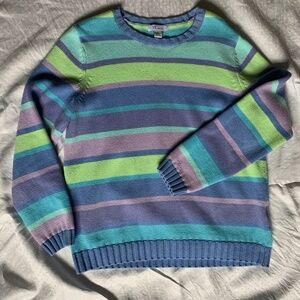 the Tog Shop knit sweater, size medium, cotton, long-sleeve pullover
